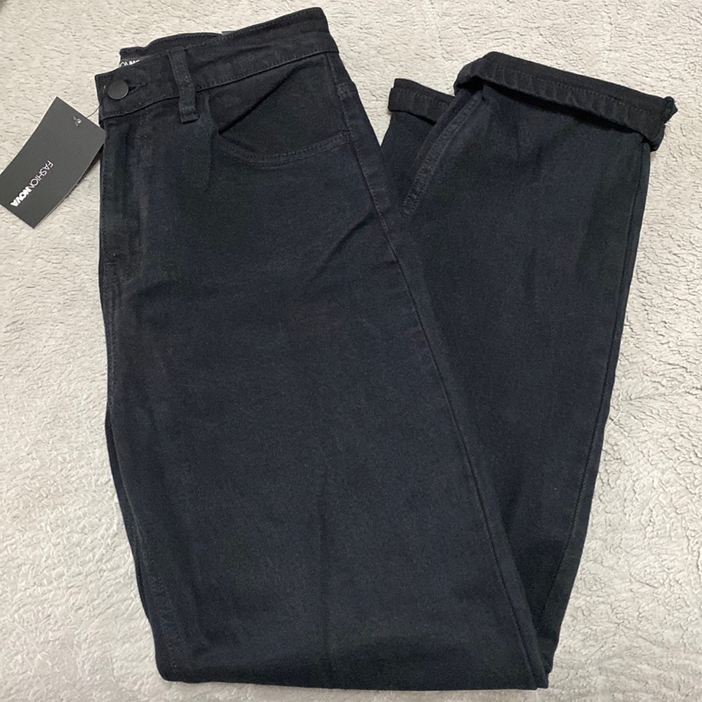 Brand new black mom jeans